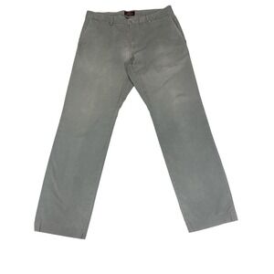 Mason's Em's of Mason's Gray Cotton Chino Pants Men's 35W Straight‎ Fit Italy